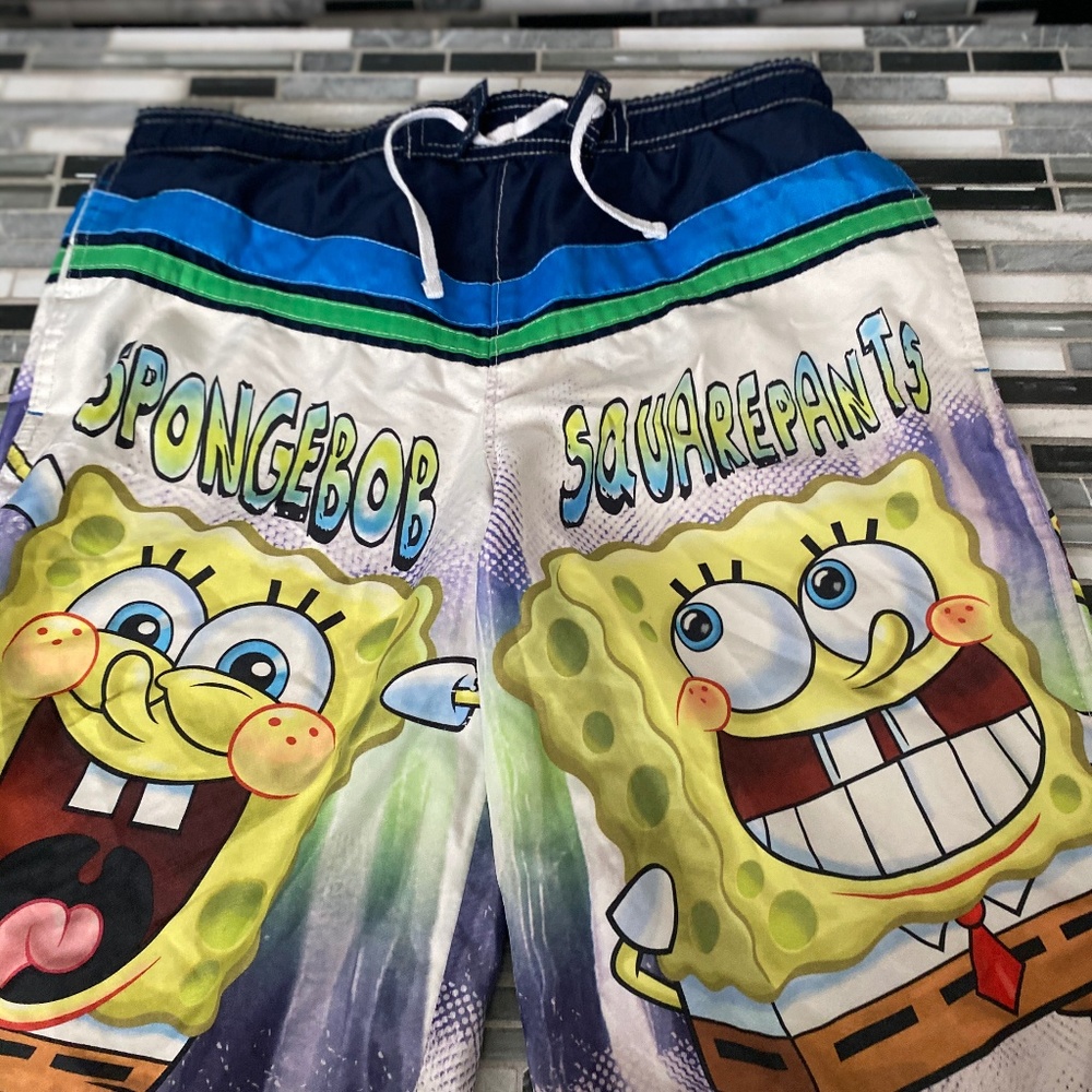 nickelodeon sponge bob square pants swim trunks